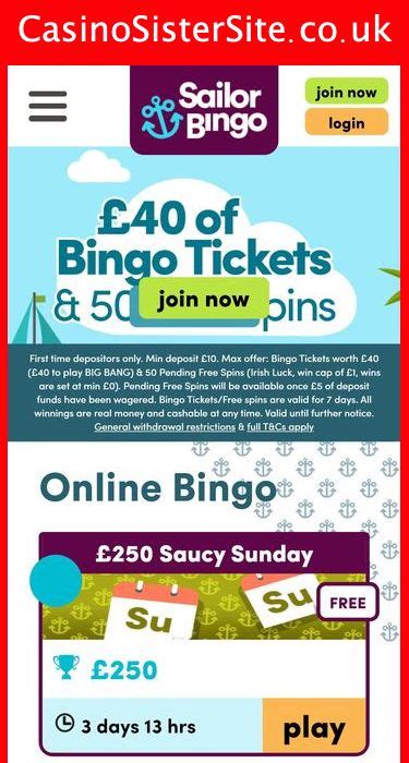 slingo bingo sister sites.